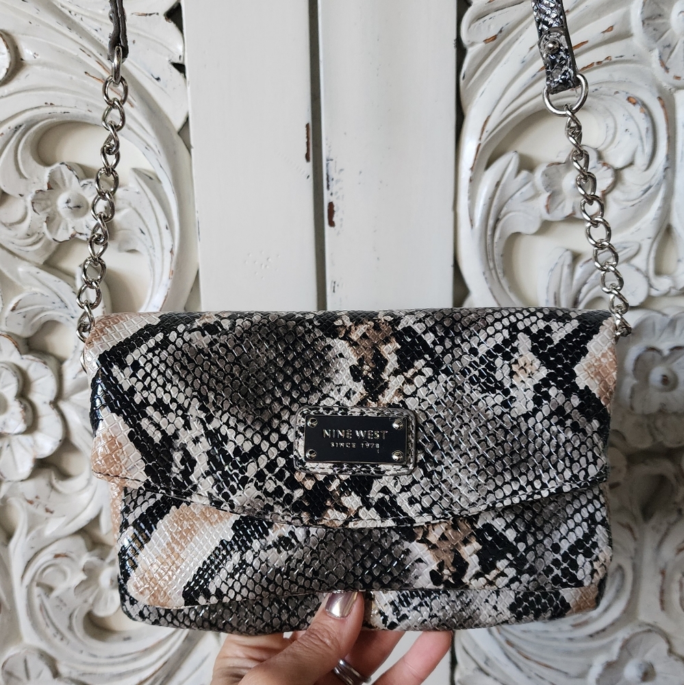 Nine West Snakeskin purse